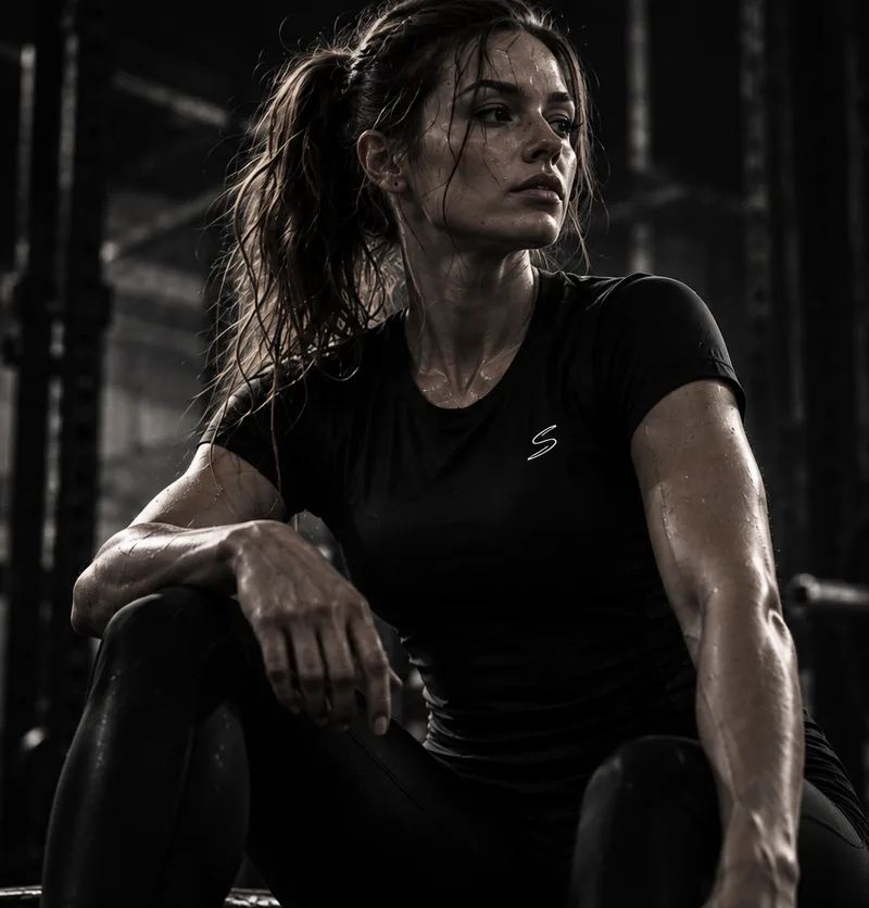 SHUNEN Women's Active Tee with S mark